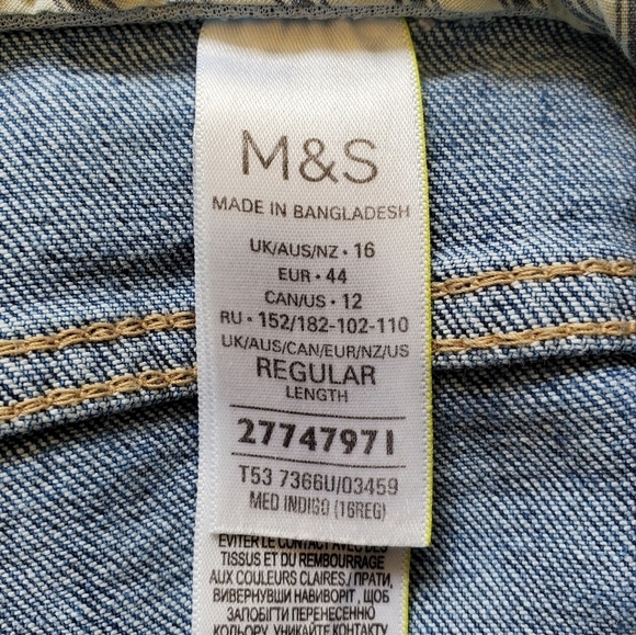 Per Una ladies Denim jeans. Size 16 - Picture 5 of 6